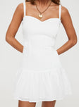 Firestone Mini Dress White