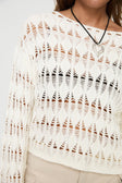 Mistic Knit Sweater Cream Princess Polly  Cropped 