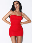 Princess Polly   Penney Mini Dress Red