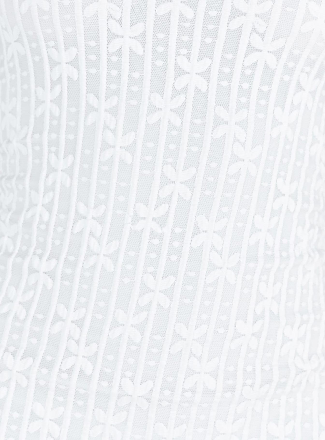 White maxi dress Textured mesh material Inner silicone strip at bust  Good Stretch Fully lined  