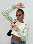 Bolero Knit material  Striped design Long sleeves 