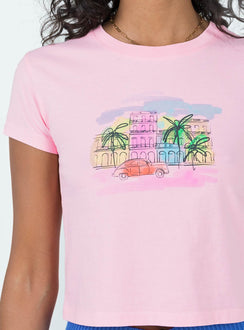 Big City Tee Pink