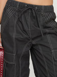 Soria Cargo Pants Black