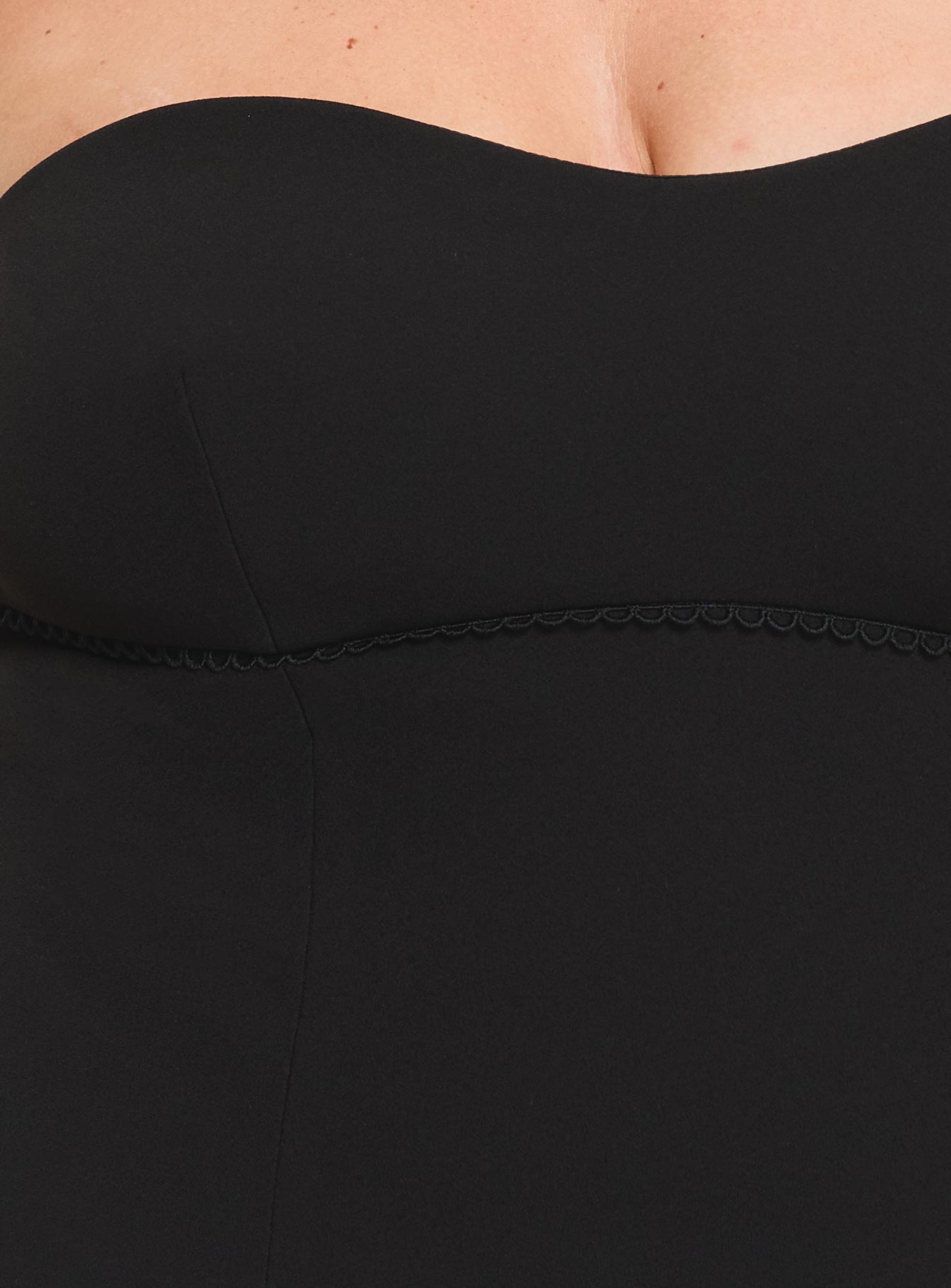 Shop Formal Dress - Simple Sweetheart Mini Dress Black Curve secondary image