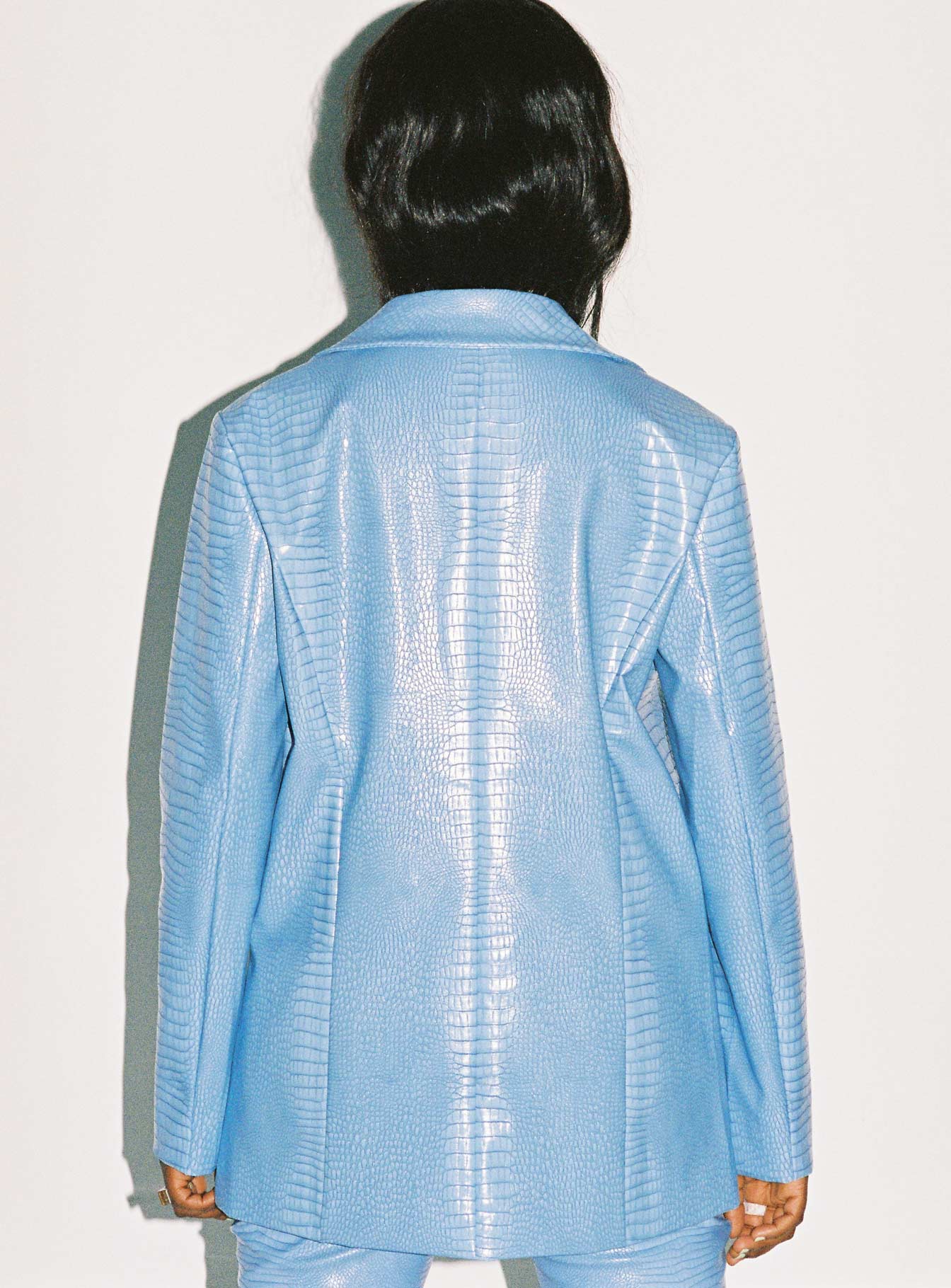 Eternal PU Blazer Blue