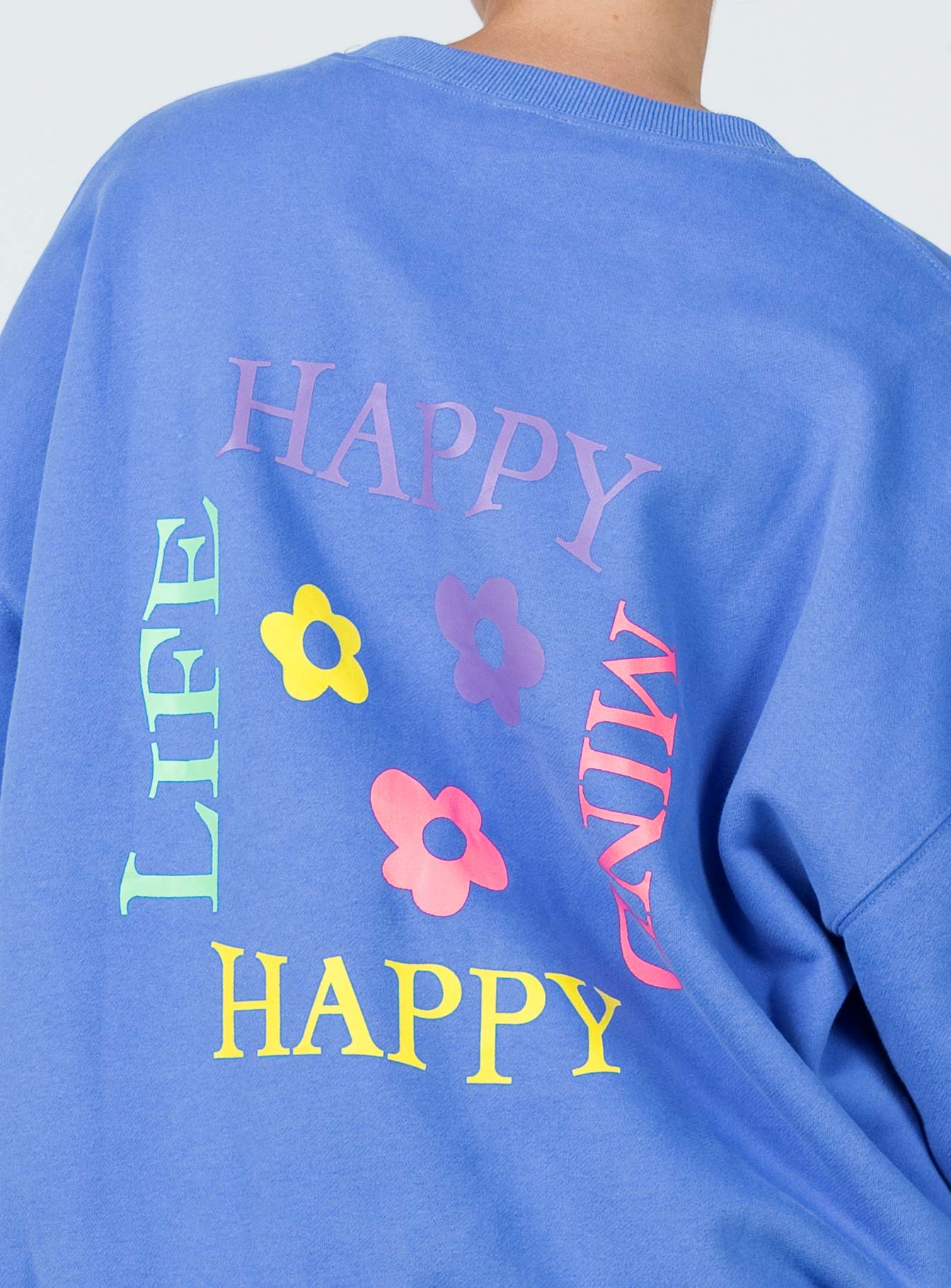 It's A Vibe Crewneck Sweatshirt Blue
