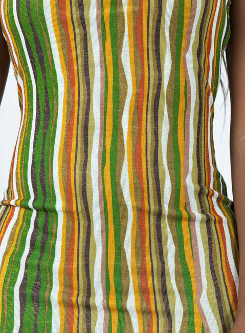 Princess Polly   Paradise Fever Mini Dress Brown Multi