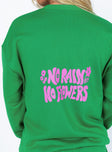 No Rain Crewneck Sweatshirt Green