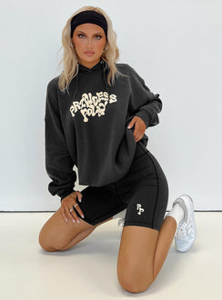 Bike shorts High waisted Elasticated waistband Graphic print Good stretch Unlined