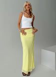 Herrera Maxi Skirt Yellow Princess Polly  Midi Skirts 