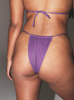 Purple Rain Bikini Bottoms Purple