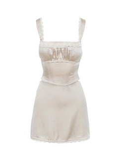 Acela Satin Set Cream Curve