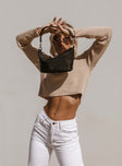Alivia Cropped Sweater Beige