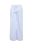 Princess Polly High Waisted Pants  Collied Low Rise Pants Blue / White Stripe