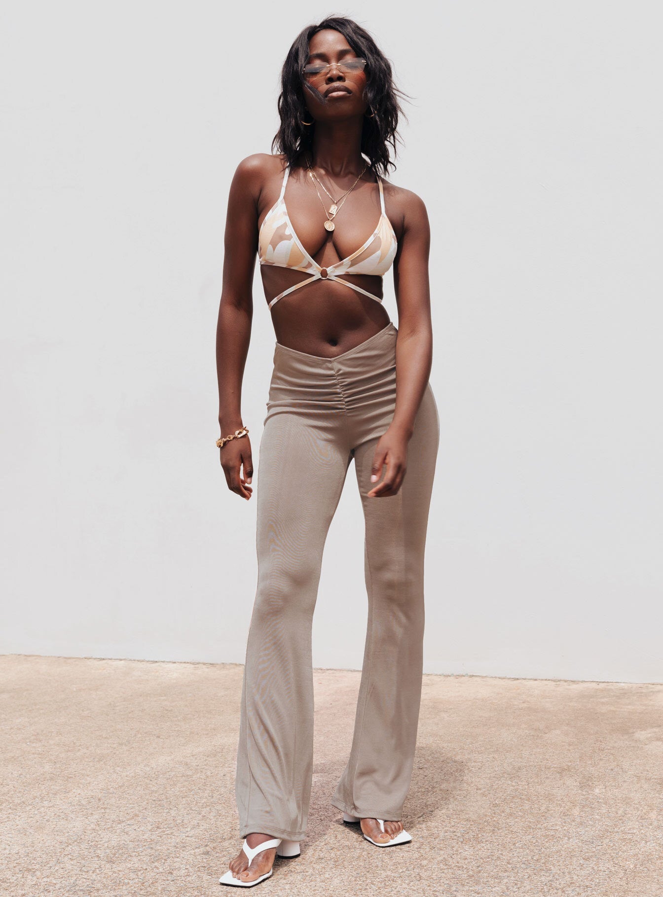 Princess Polly   Savannah Pants Brown