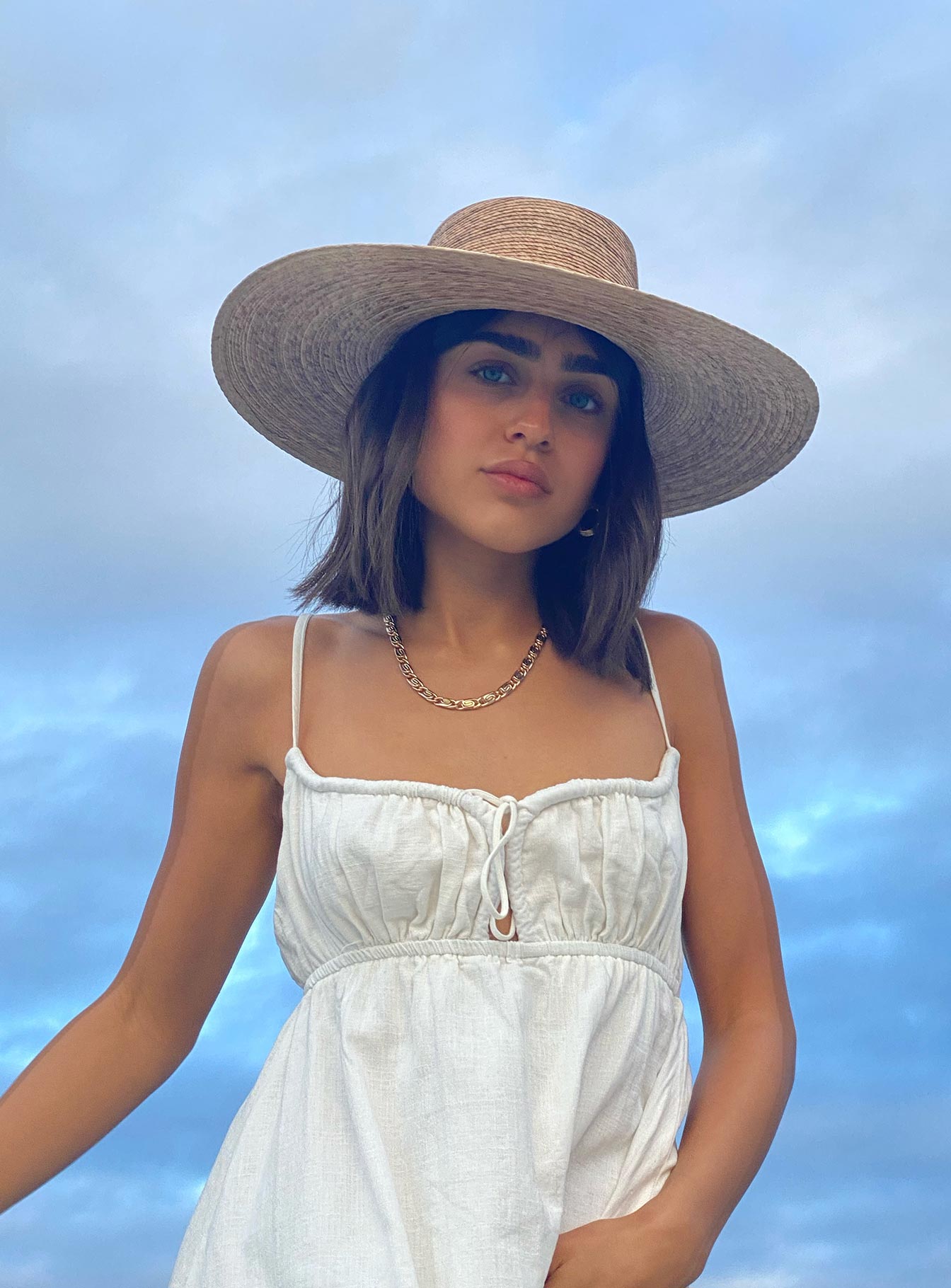 Empress Of Love Mini Dress White