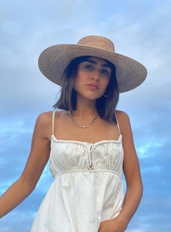 Empress Of Love Mini Dress White