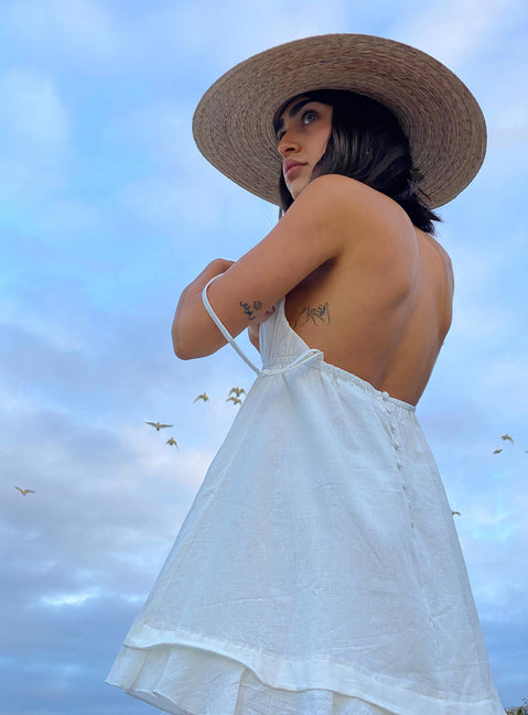 Empress Of Love Mini Dress White