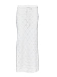 Giulia Knit Maxi Skirt White Curve