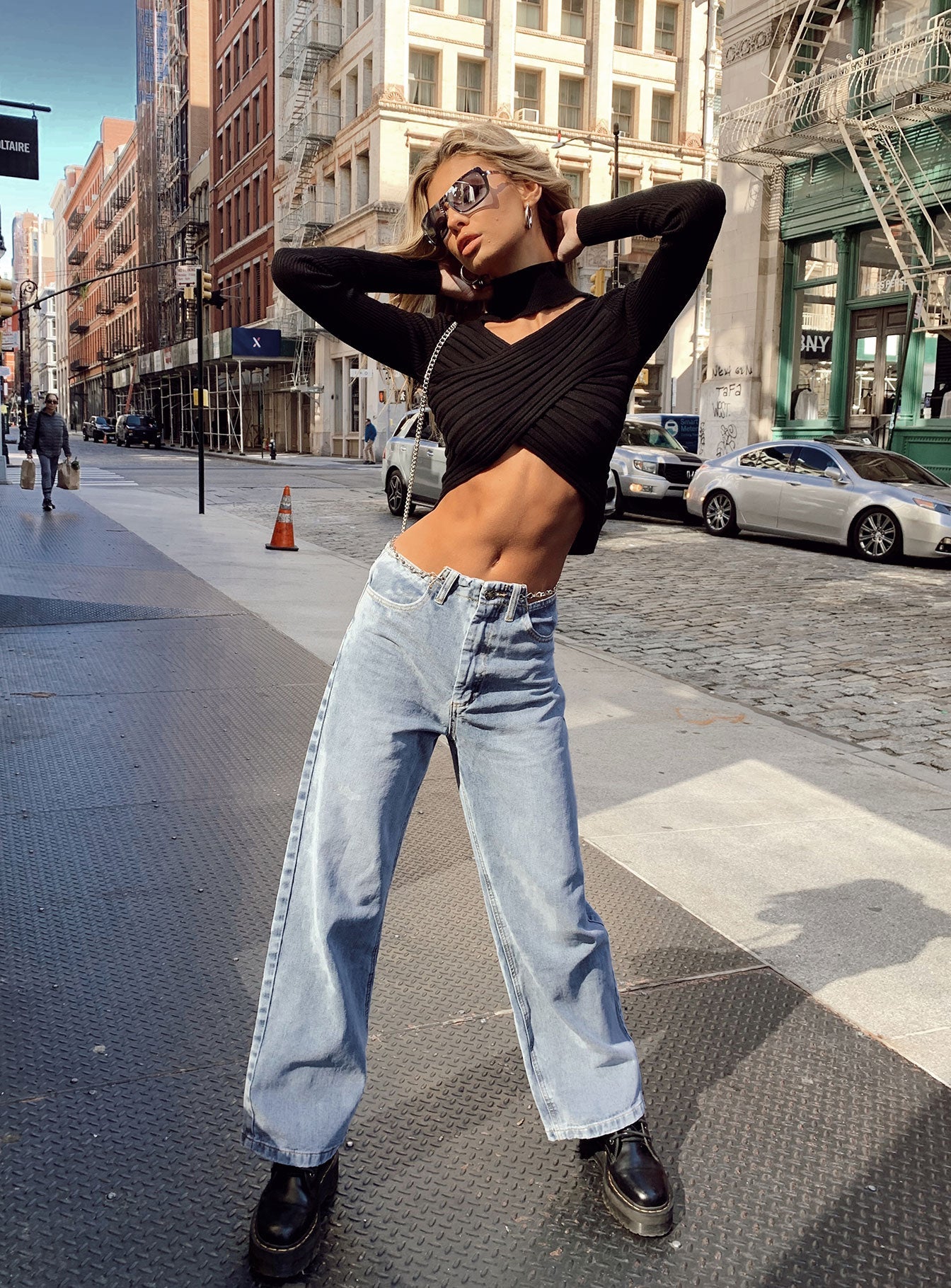 Princess Polly High Rise  Chain Reaction Jean