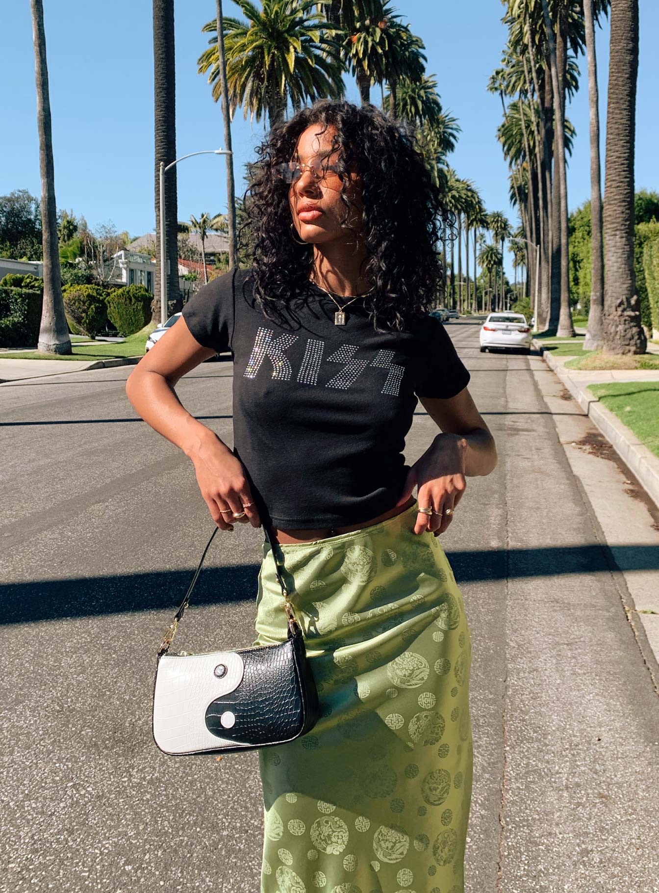 Findlay Bag Black / White Croc