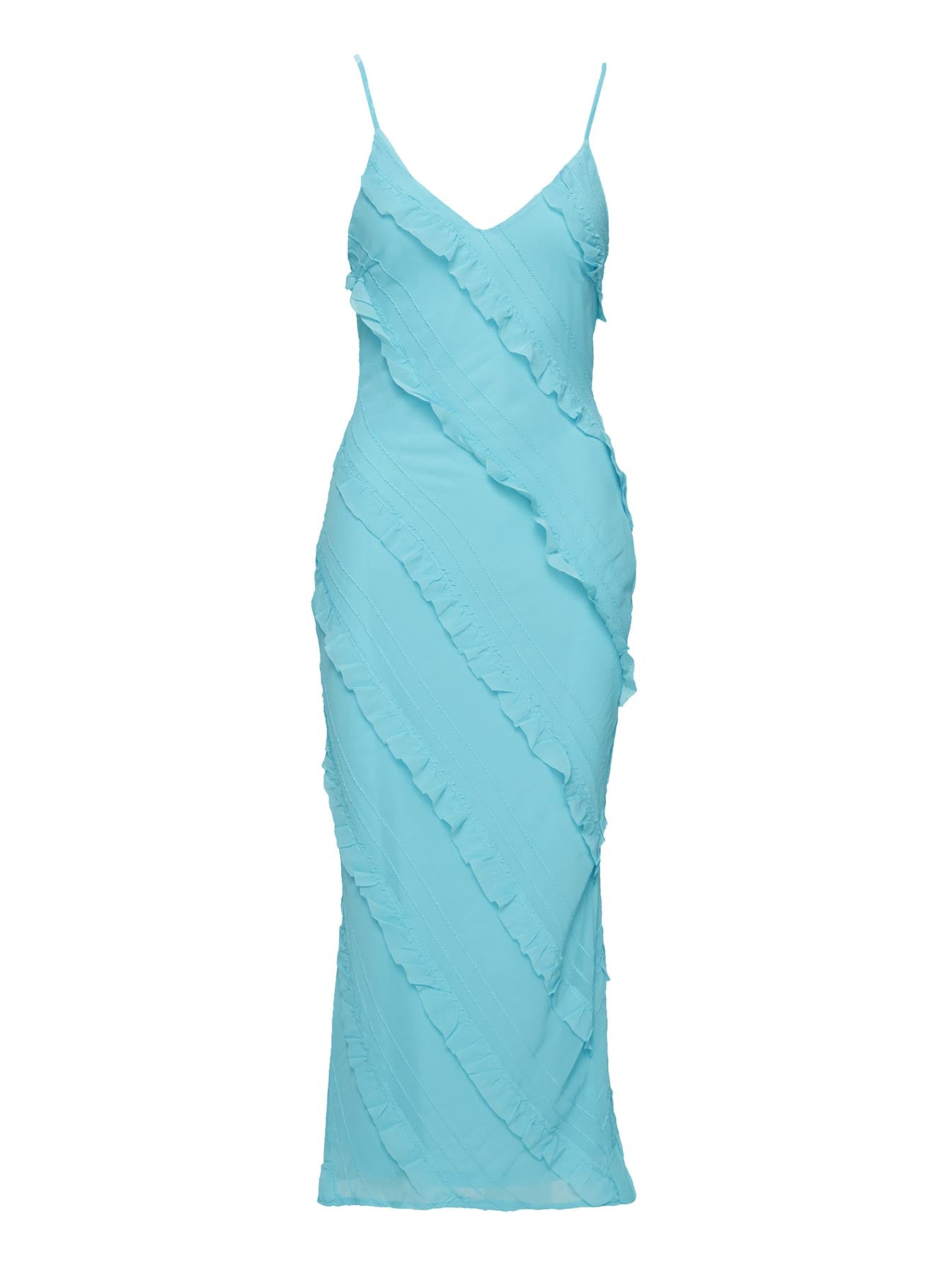 Shop Formal Dress - Lars Maxi Dress Turquoise third image