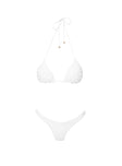 Nevaeh Triangle Bikini Top White