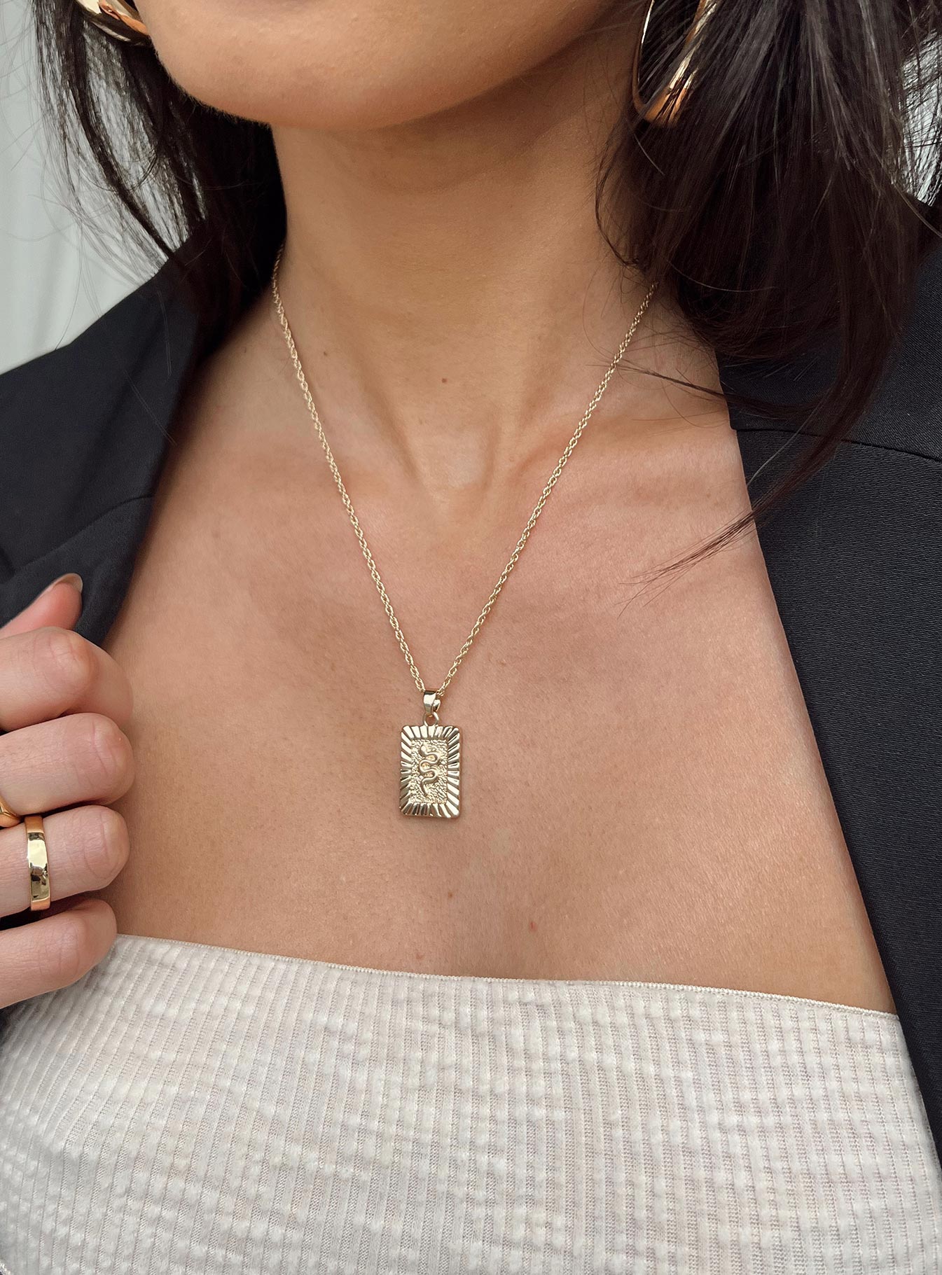 Original Necklace Snakes Gold