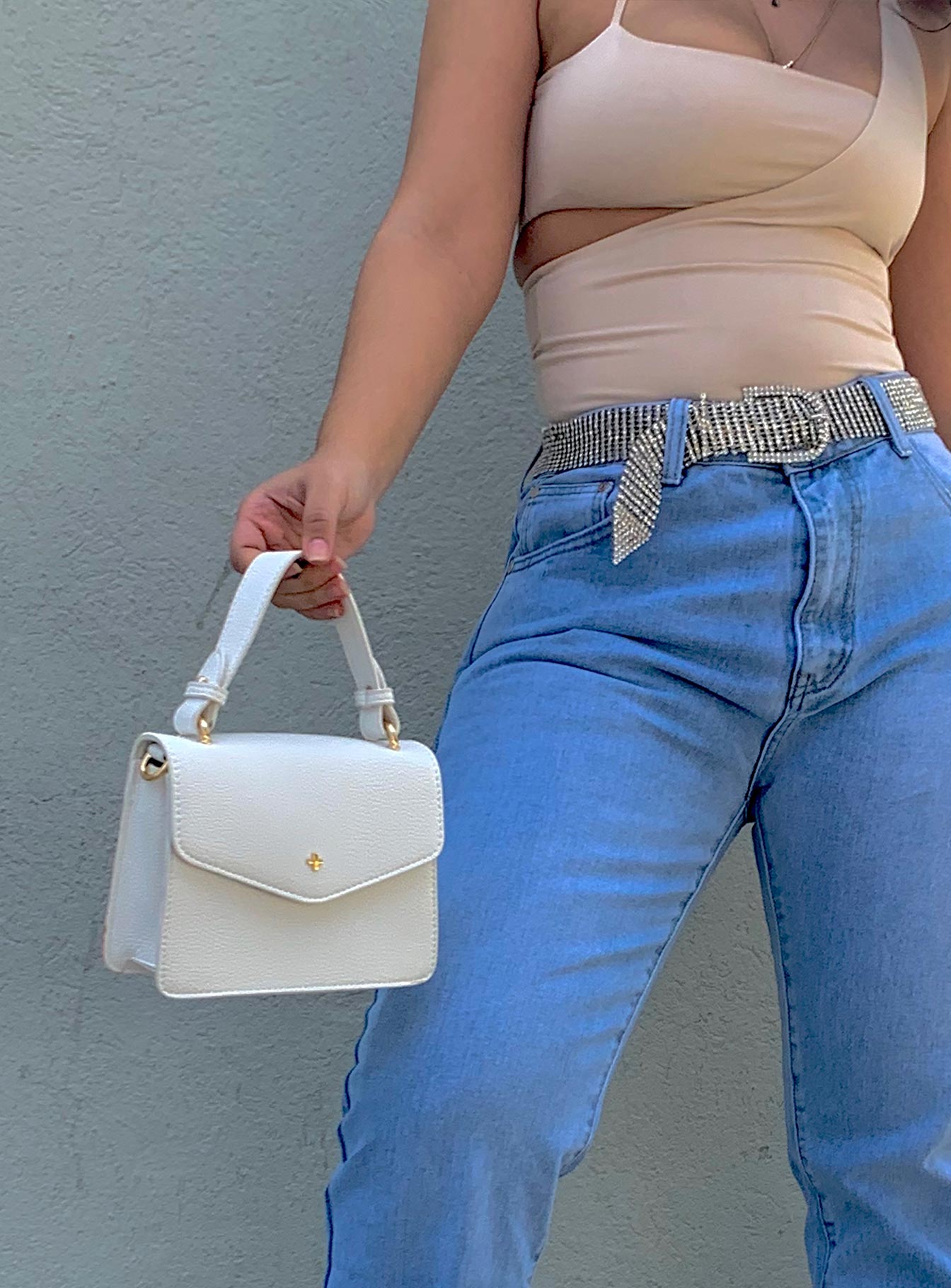 Peta & Jain Anna Mini Bag White