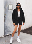 Polly Puffer Jacket Black