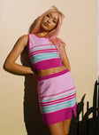 Blend Willa Knit Mini Skirt Multi