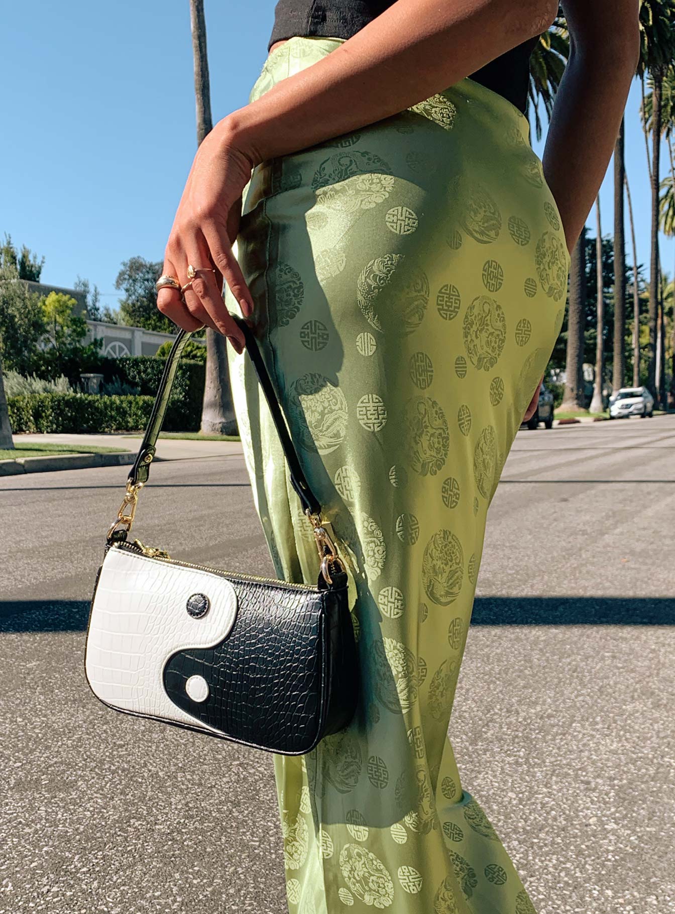 Findlay Bag Black / White Croc