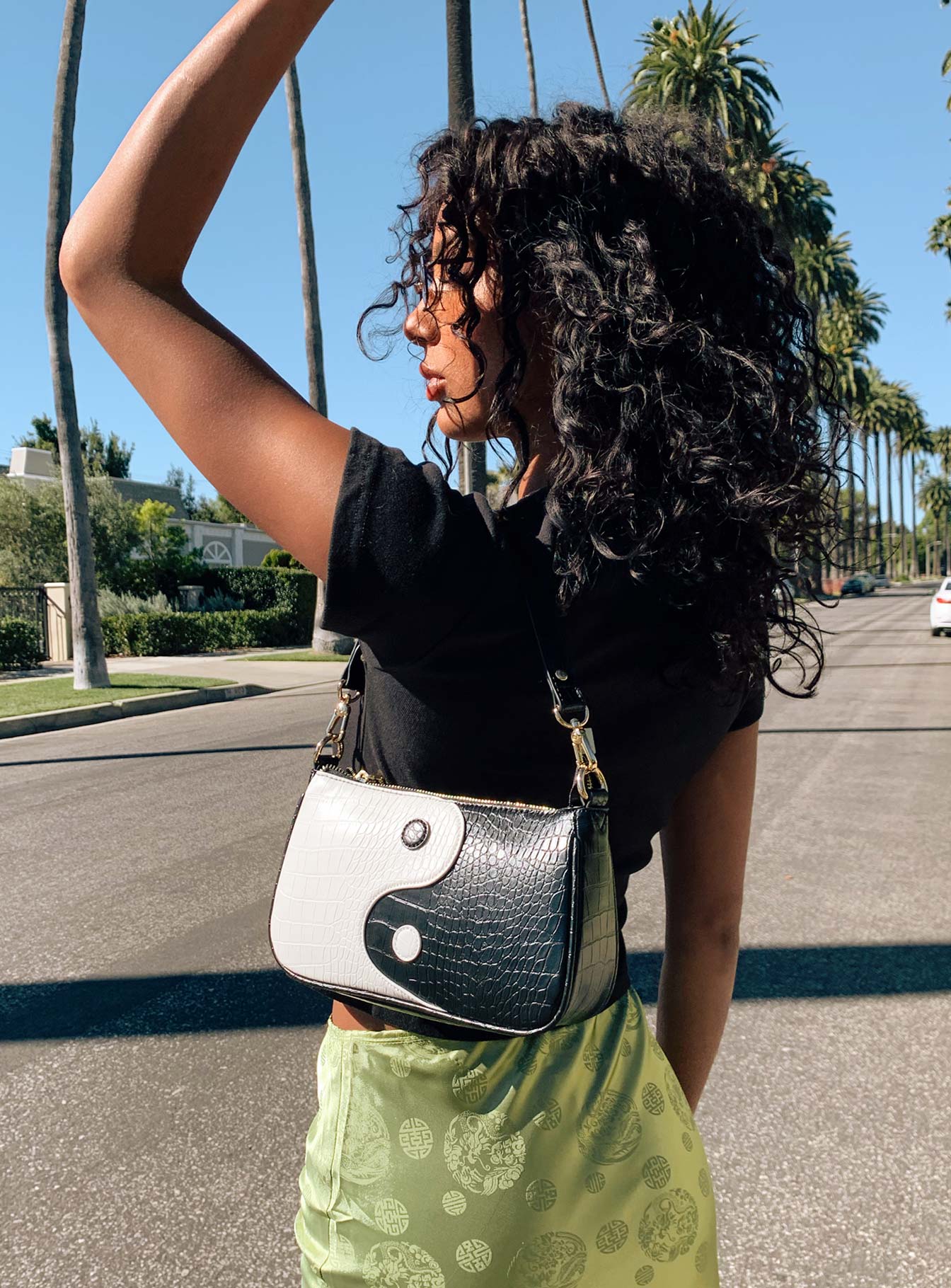 Findlay Bag Black / White Croc