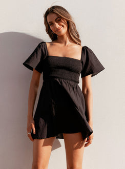 Summer Nights Mini Dress Black