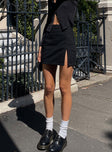 The Lola Mini Skirt Black