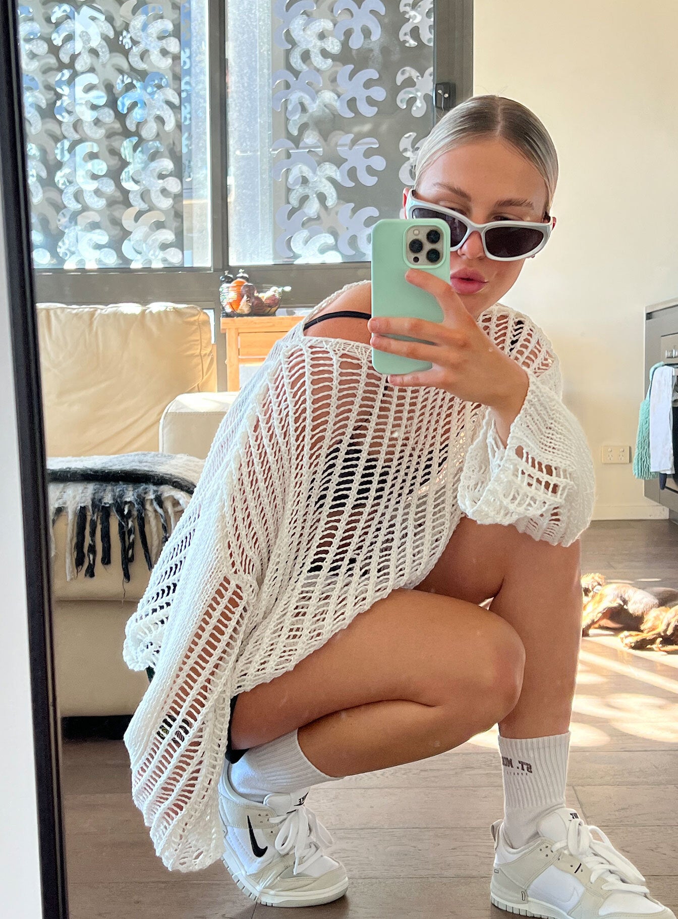 The Kennedy Sweater White